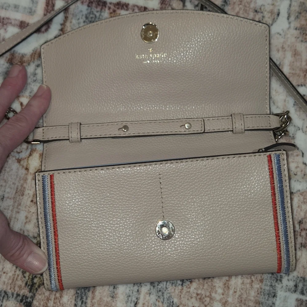 Kate Spade New York Eva Embroidered Crossbody Wallet - Picture 15 of 16